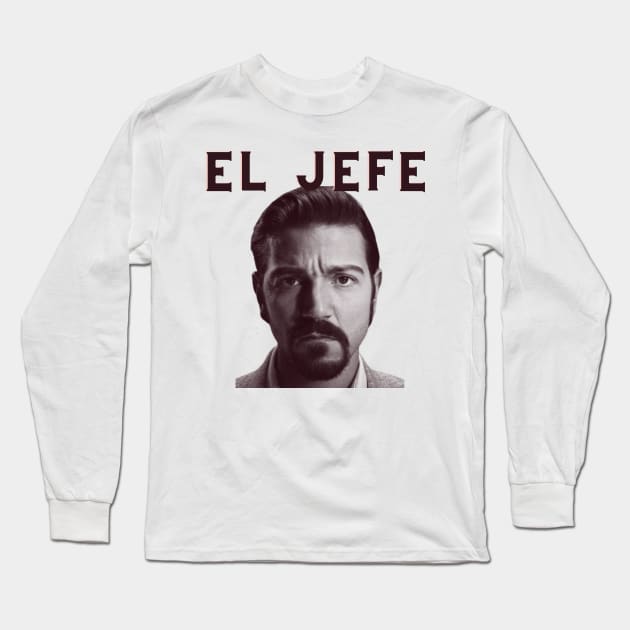 Felix "El Jefe" from Narcos Mexico Long Sleeve T-Shirt by TexasRancher